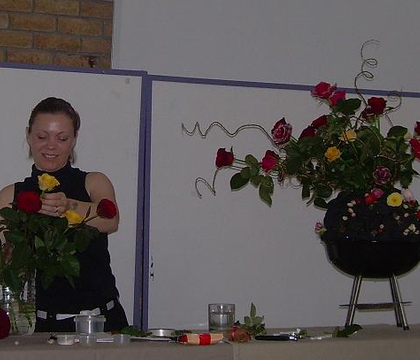 In the Summer Time Floral Art Demonstration