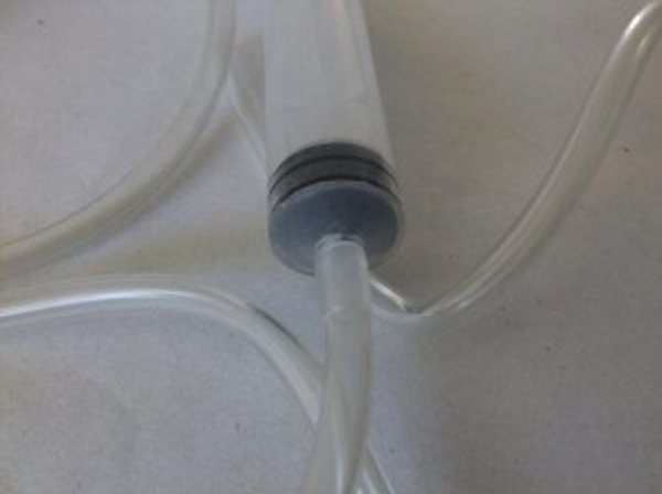 Syringe and tube- connect