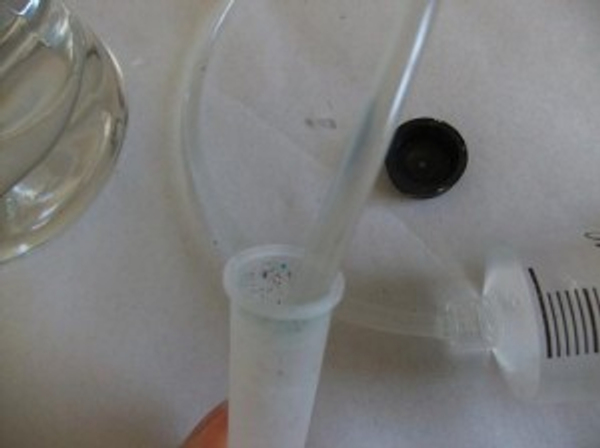 Syringe and tube-test tube