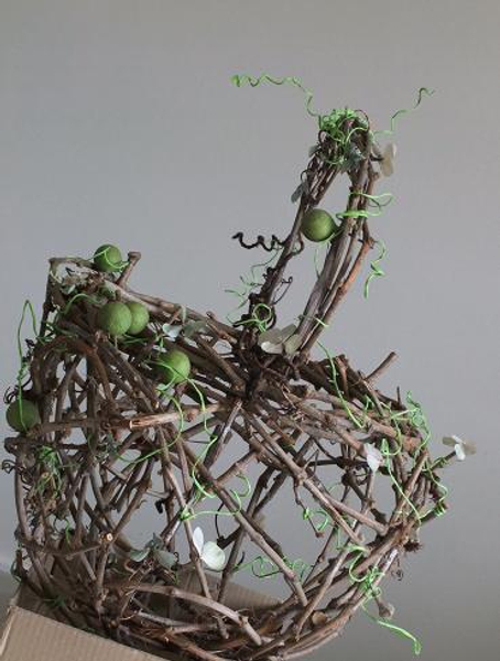 Large open weave twig Basket