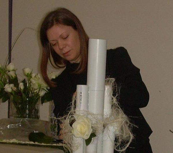 Christine de Beer Canada Floral Art Demonstration