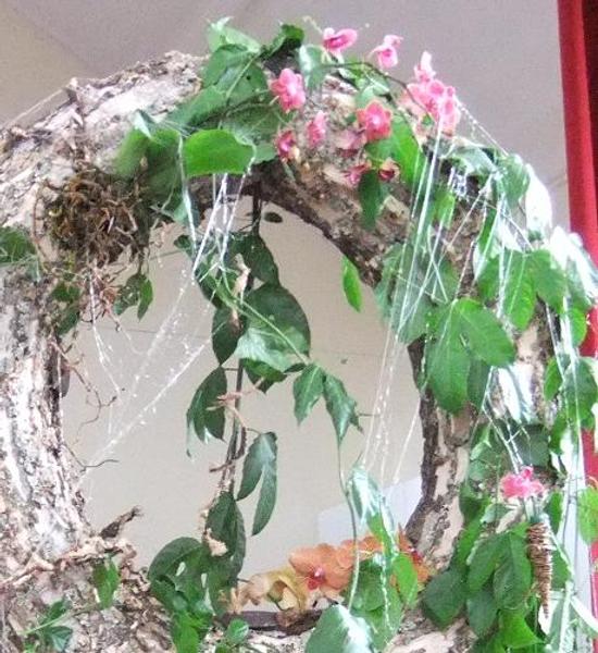 Spiderweb on wreath