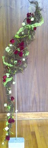 Floral Art Competition What Twisted Tales We Weave design