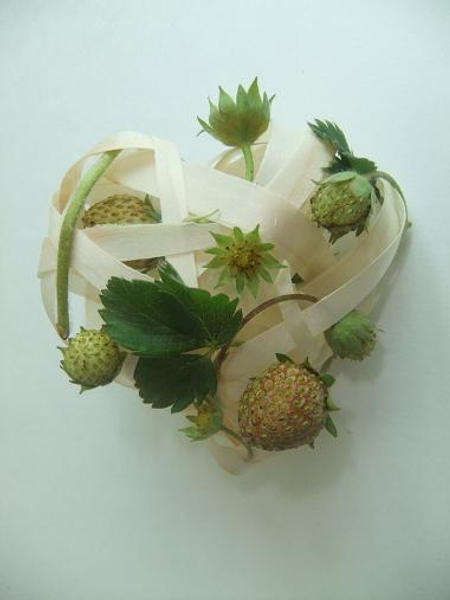 Kyogi paper and strawberry corsage