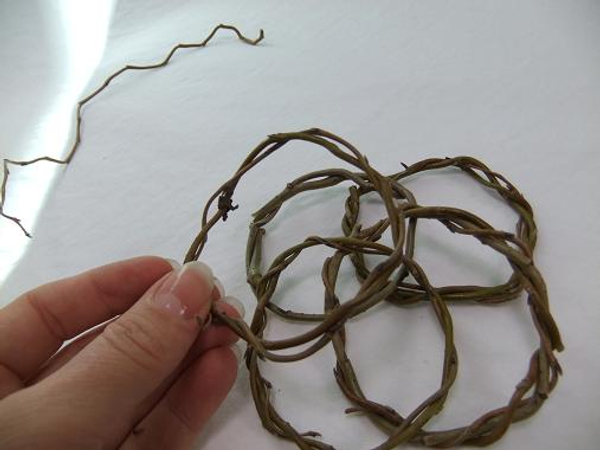 Each willow ball will require five wreaths