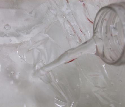 Cellophane wrap cracked ice 