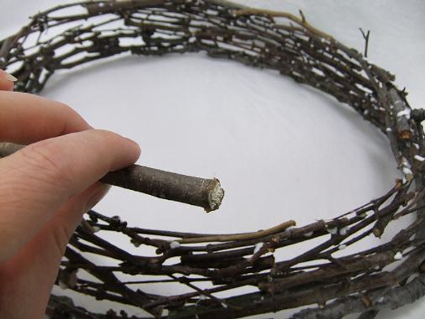 Keep building up the platter, twig by twig