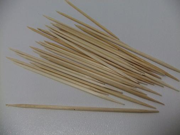 Bamboo skewers.