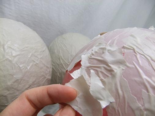 Make a third Hatched Papier Mache Easter Egg .