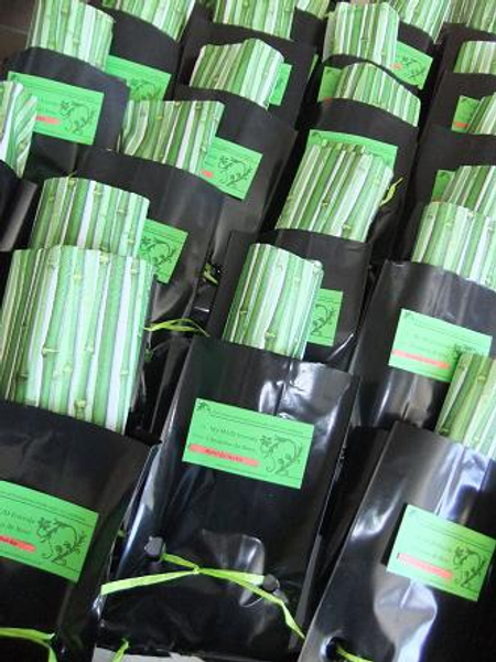 50 Butterfly net giftbags packed and ready to hand out at my design demonstration. 50 Butterfly net giftbags packed and ready to hand out at my design demonstration.