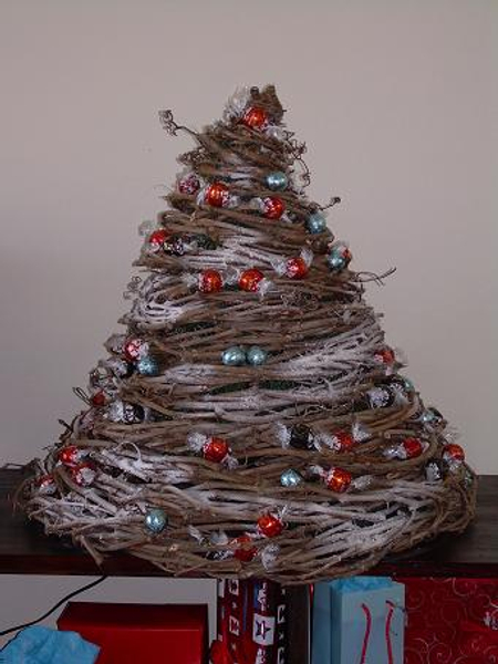 Mount Crumpit Christmas tree made from wreaths