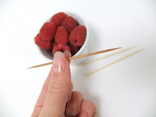 For a red stain use Raspberries.