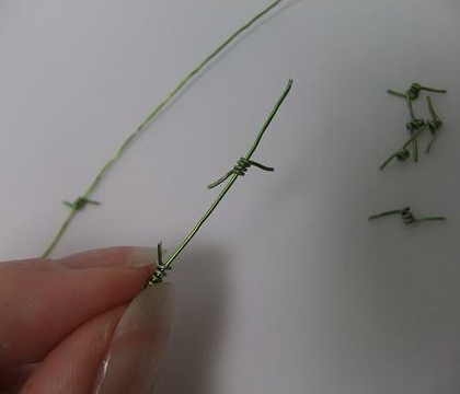 Delicate Decorative Barbed Wire