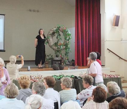 Mud!!! Floral Art Demonstration at the Rondebosch Flower Club