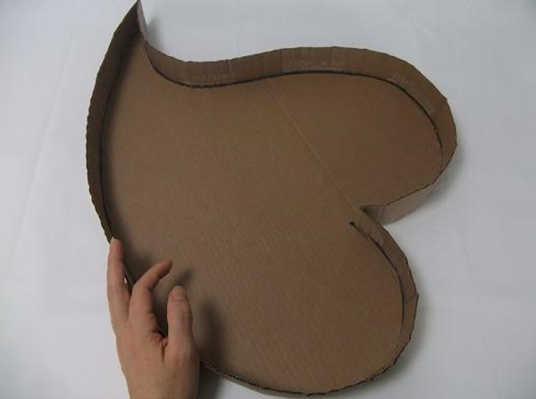 Perfect cardboard heart.