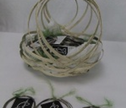 Wire favors for the members of the BC Floral Art Society at my Just Right! demonstration