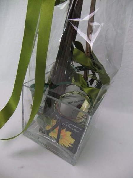 Floral art supply hamper.