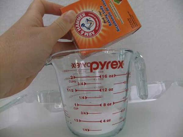 Measure out the baking soda.