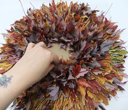 Autumn Leaf Rosette