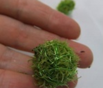 Moss and Wire Baubles