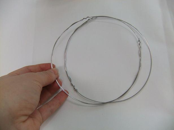 Make two small wire circles