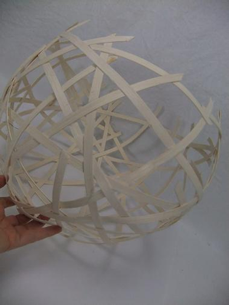 Midelino cane coil globe cup ready to design with Midelino cane coil globe cup ready to design with