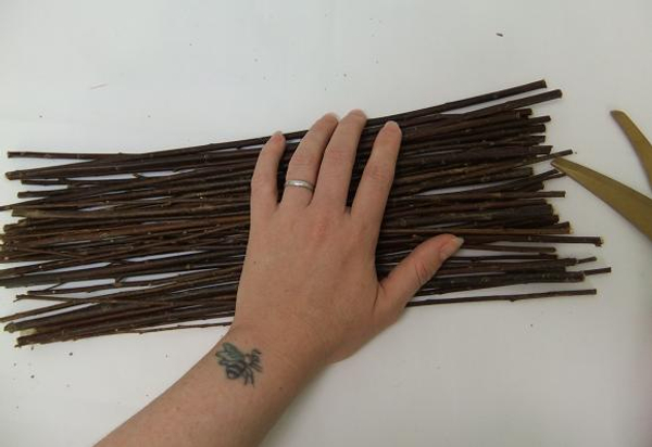 Cut a few twigs Cut a few twigs