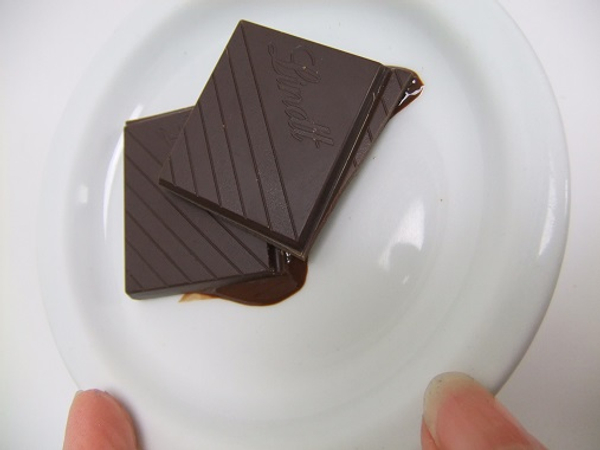 Watch the chocolate melt