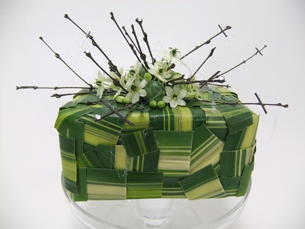 Star of Bethlehem and brussel sprout ad twig Christmas gift design