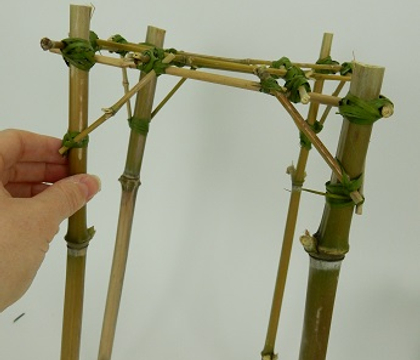 Bamboo scaffold armature