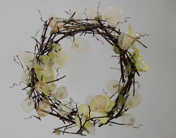 Whats done is done twig wreath design