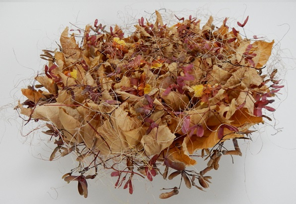 Autumn leaf rosette