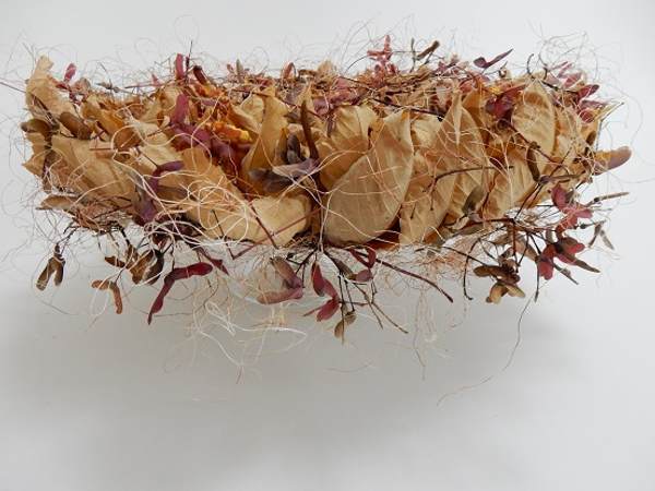 Winged seeds and autumn leaf armature design