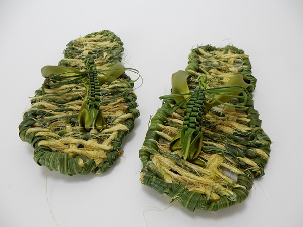 Palm and sisal sandals