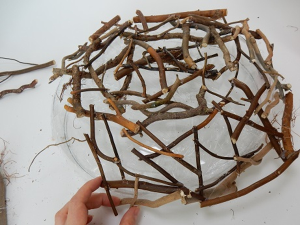 Add smaller twigs to strenghen the connection points Add smaller twigs to strenghen the connection points