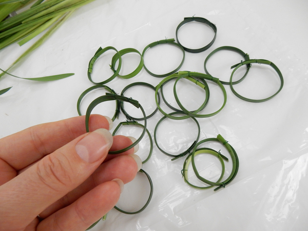 The bubbles are made up of several grass rings