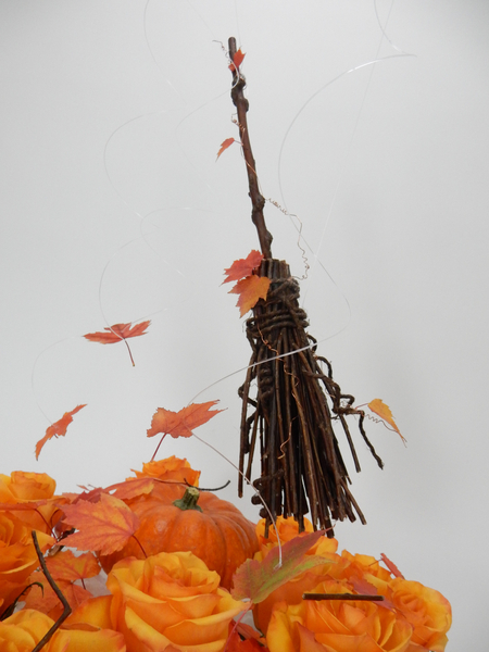Twig broom to sweep up those autumn leaves