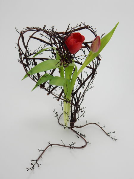 Be My Twig-Heart floral art design