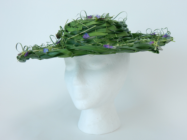 Lily grass summer hat