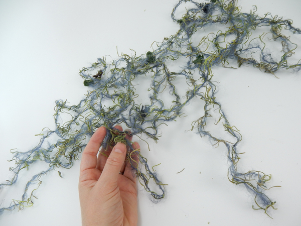 Wool and Spanish moss wire