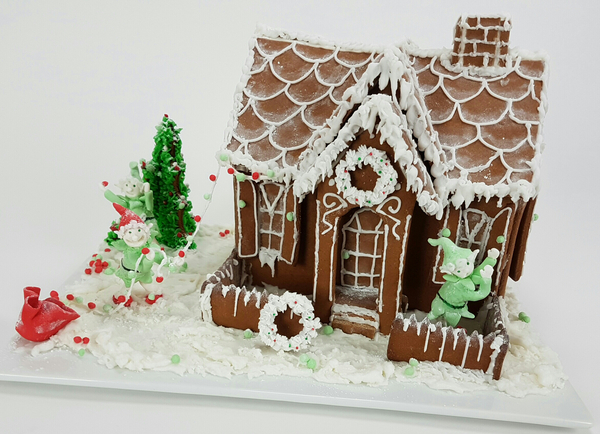 Gingerbread Santa's workshop