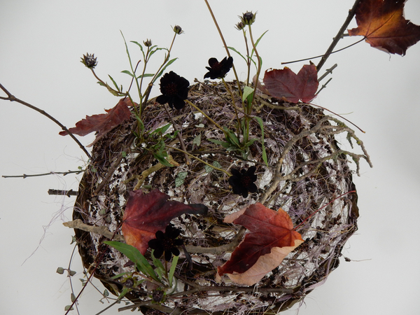Autumn chocolate floral design Autumn chocolate floral design