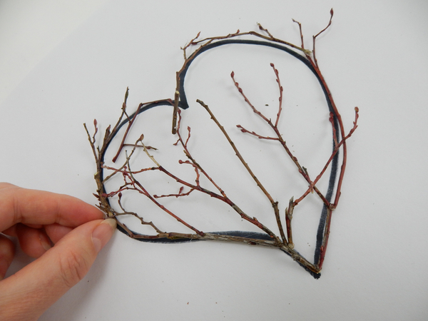 As a rule of thumb I glue each twig that will be a connection at three places