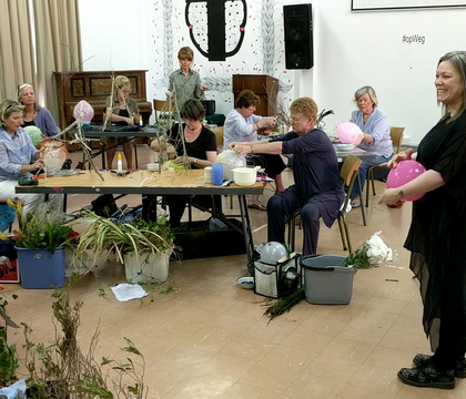 Biomimicry Demonstration and Workshop at the Floral Trends Design Group, South African Flower Union