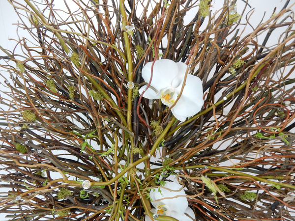 Sparkling dew drop crystals