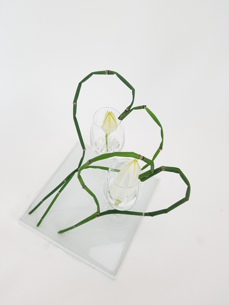 Valentine's contemporary flower design.