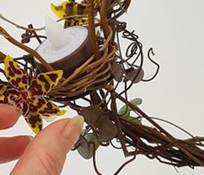 Availability of plant material shows in your design style