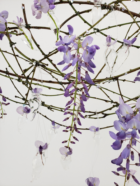 Wisteria flower arrangement