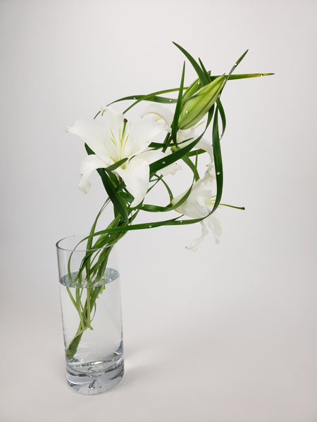 Contemporary floral art design