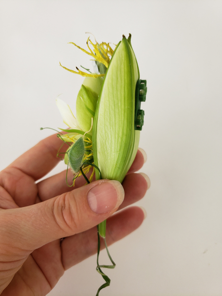 How to design a contemporary corsage using a BoutStix Floral Magnet